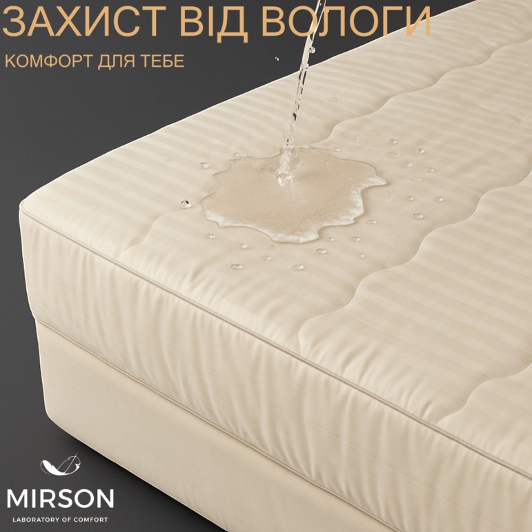 Наматрасник MirSon Carmela Waterproof Eco 233/2 160x200 (2200000330567) - Фото 1