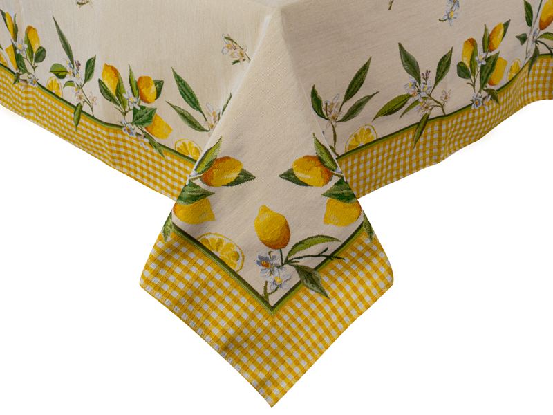 Купити Скатертина прямокутна Lefard Лимон 140x180 см (716-211) - Фото 1 Скатертина прямокутна Lefard Лимон 140x180 см (716-211) - Фото 1
