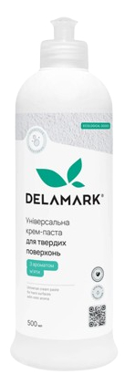 Чистящее средство универсальное DeLaMark паста с ароматом мяты 0.5 л (4820152333858) - Фото 1