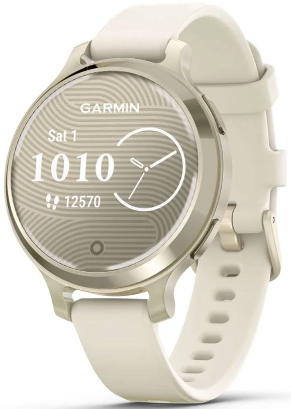 Смарт-часы Garmin Lily 2 Active, Lunar Gold/Bone, Silicone (010-02891-00) - Фото 1