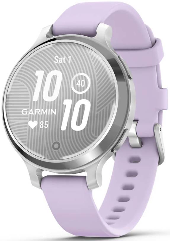 Смарт-часы Garmin Lily 2 Active, Silver/Jasmine Purple, Silicone (010-02891-01) - Фото 1
