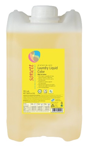 Гель для стирки Sonett органический для цветной ткани 10 л (DE5041) - Фото 1