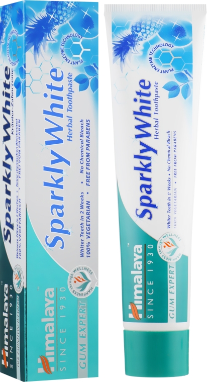 Зубная паста Himalaya Herbals комплексный уход для сияния 75 мл + 33% (8901138825591) - Фото 1