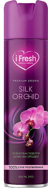 Освежитель воздуха аэрозольный iFresh premium aroma silk orchid 300 мл (4820268100054) - Фото 1