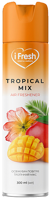 Освежитель воздуха аэрозольный iFresh tropical mix 300 мл (4820268100108) - Фото 1