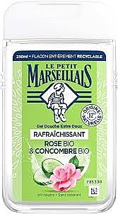 Гель для душа Le Petit Marseillais Огурец и роза 250 мл (3574661774183) - Фото 1