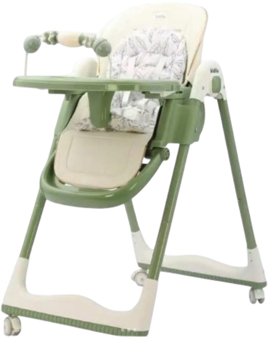 Купити Стільчик для годування трансформер Kidilo KD805 з іграшкою Green - Фото 1 Стільчик для годування трансформер Kidilo KD805 з іграшкою Green - Фото 1