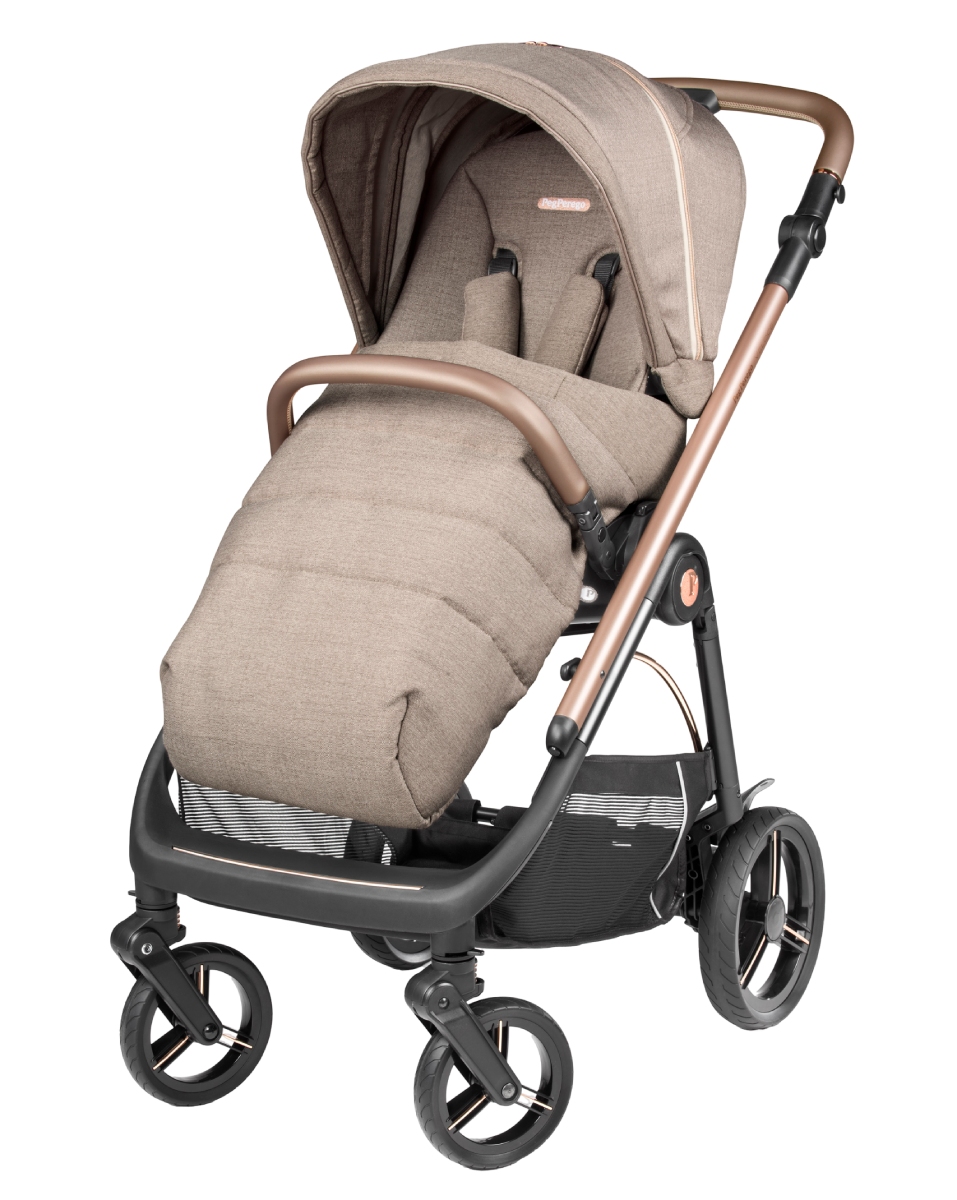 Коляска прогулочная Peg-Perego Veloce Mon Amour Pink Gold - Фото 1