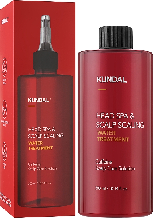 Маска для волос Kundal CAFFEINE HERB MINT 300 мл (8809693254163) - Фото 1