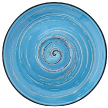 Блюдце Wilmax Spiral Blue 14 см (WL-669635 / B) - Фото 1