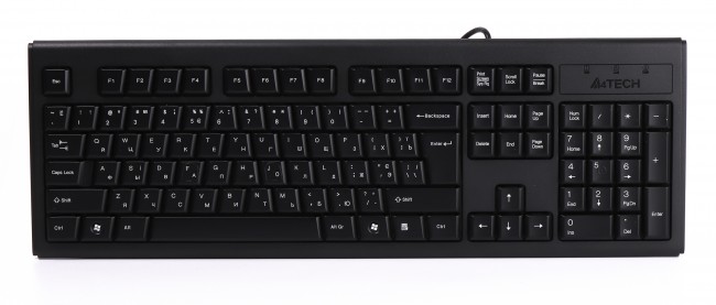 Клавиатура проводная A4tech KRS-83 USB (Black) - Фото 1