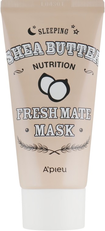 Маска для лица A'pieu Fresh Mate Shea Butter Mask с маслом Ши 50 мл (8806185733403) - Фото 1