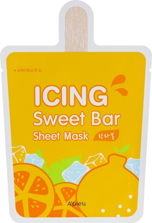 Маска для лица A'pieu Icing Sweet Bar Sheet Mask Hanrabong 21 г (8809530047729) - Фото 1