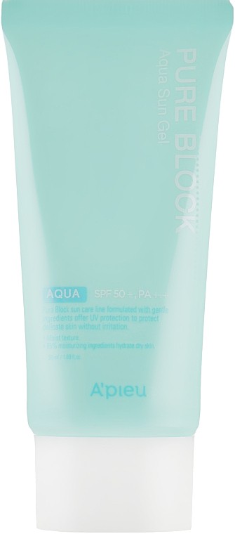 Средство для загара A'pieu Pure Block Aqua SPF50+/PA+++ 50 мл (8809581450646) - Фото 1