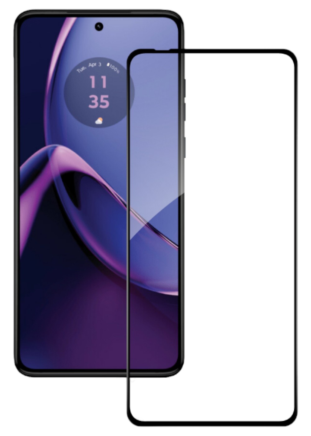Защитное стекло для смартфона ACCLAB Full Glue for Moto G84 (1283126582332) - Фото 1