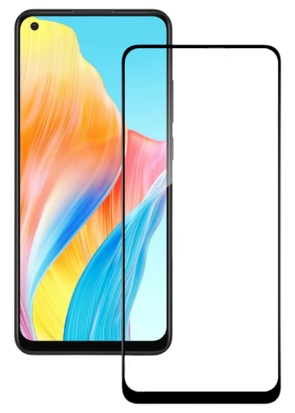 Защитное стекло для смартфона ACCLAB Full Glue for Oppo A78 4G (1283126582882) - Фото 1