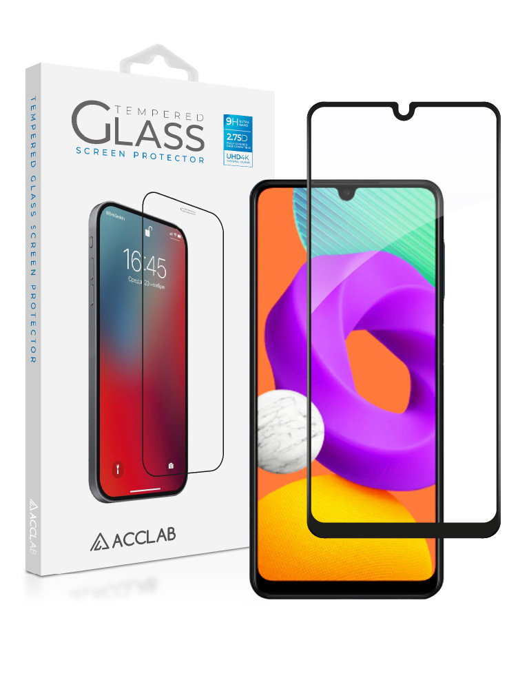 Защитное стекло для смартфона ACCLAB Full Glue for Samsung M22 (1283126517518) - Фото 1