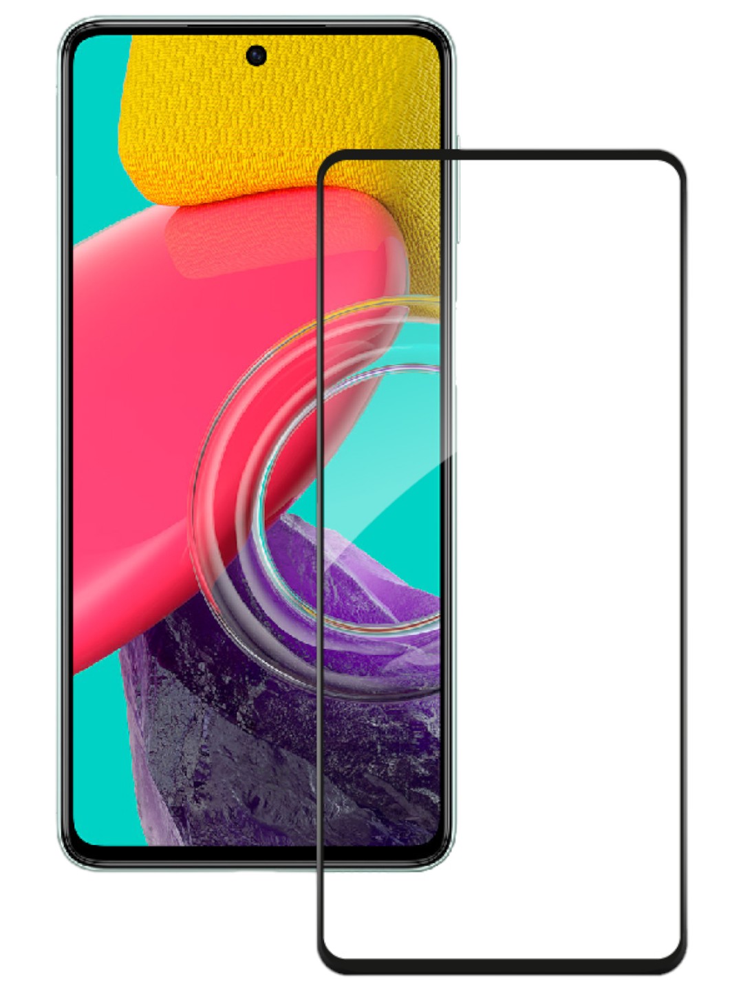 Защитное стекло для смартфона ACCLAB Full Glue for Samsung M53 5G (1283126524271) - Фото 1