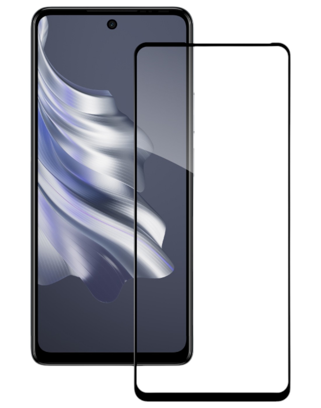 Защитное стекло для смартфона ACCLAB Full Glue for Tecno Spark 20 Pro Black (1283126592386) - Фото 1