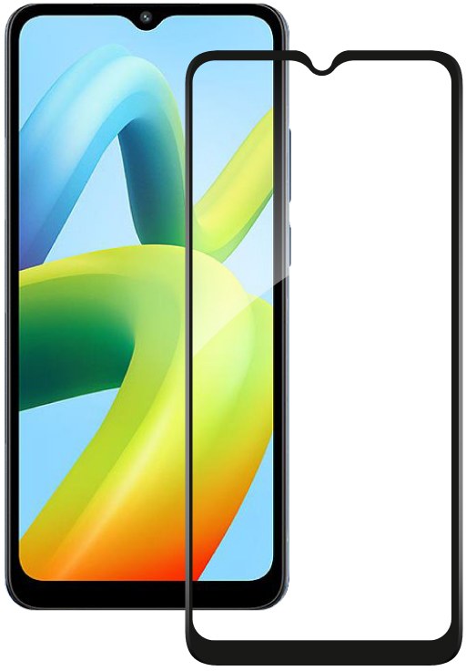 Защитное стекло для смартфона ACCLAB Full Glue for Xiaomi Poco C50 Black (1283126589713) - Фото 1