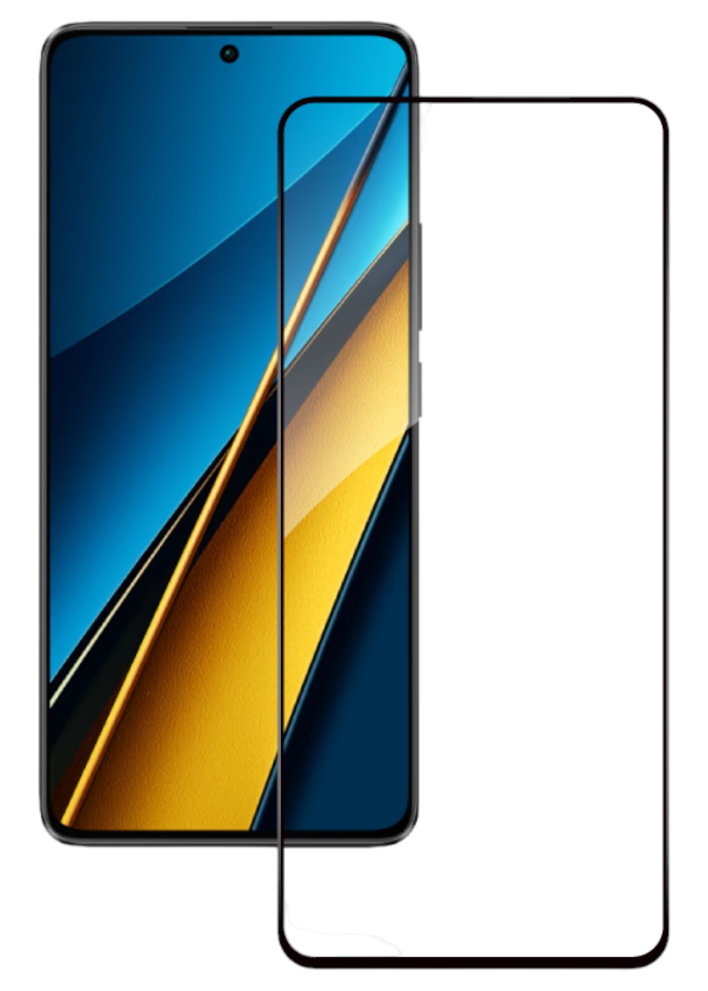 Защитное стекло для смартфона ACCLAB Full Glue for Xiaomi Poco X6 (1283126588655) - Фото 1