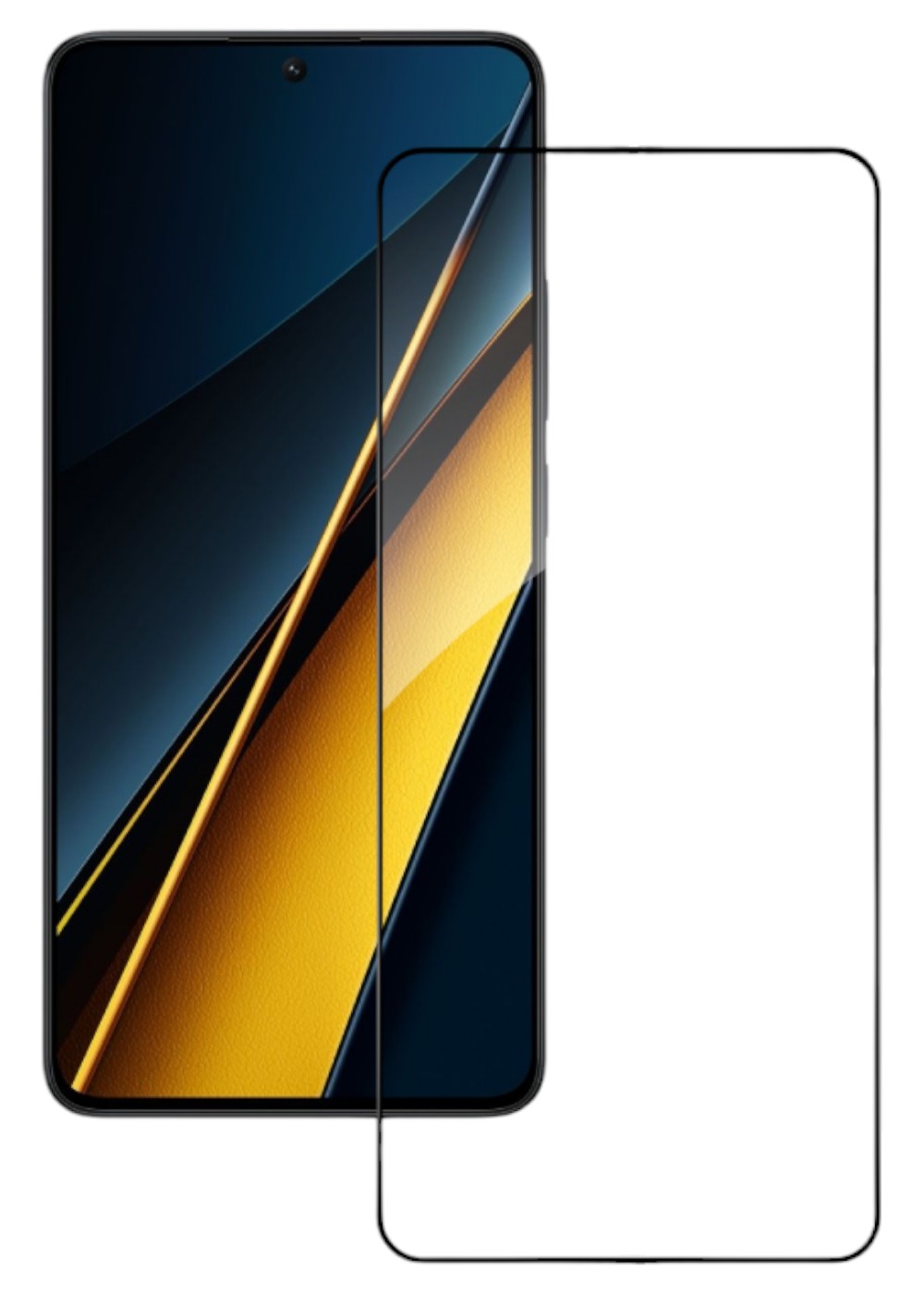 Защитное стекло для смартфона ACCLAB Full Glue for Xiaomi Poco X6 Pro (1283126588679) - Фото 1