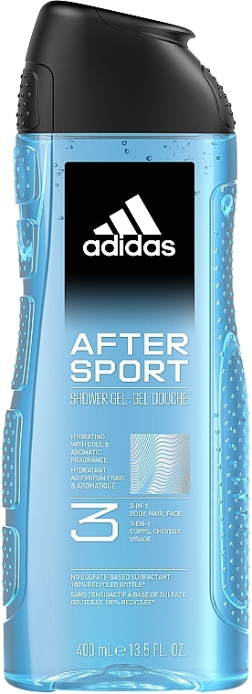 Гель для душа Adidas After Sport 400 мл (3616303458904) - Фото 1