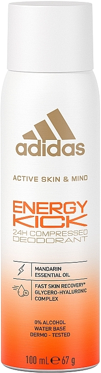 Дезодорант аерозольний Adidas Pro Line Power Energy Kick 100 мл (3616303442927) - Фото 1