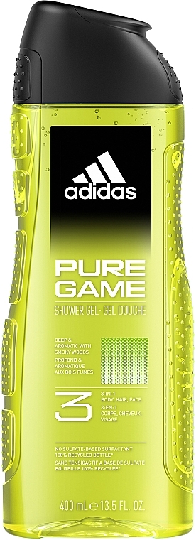 Гель для душа Adidas Pure Game 400 мл (3616303459048) - Фото 1