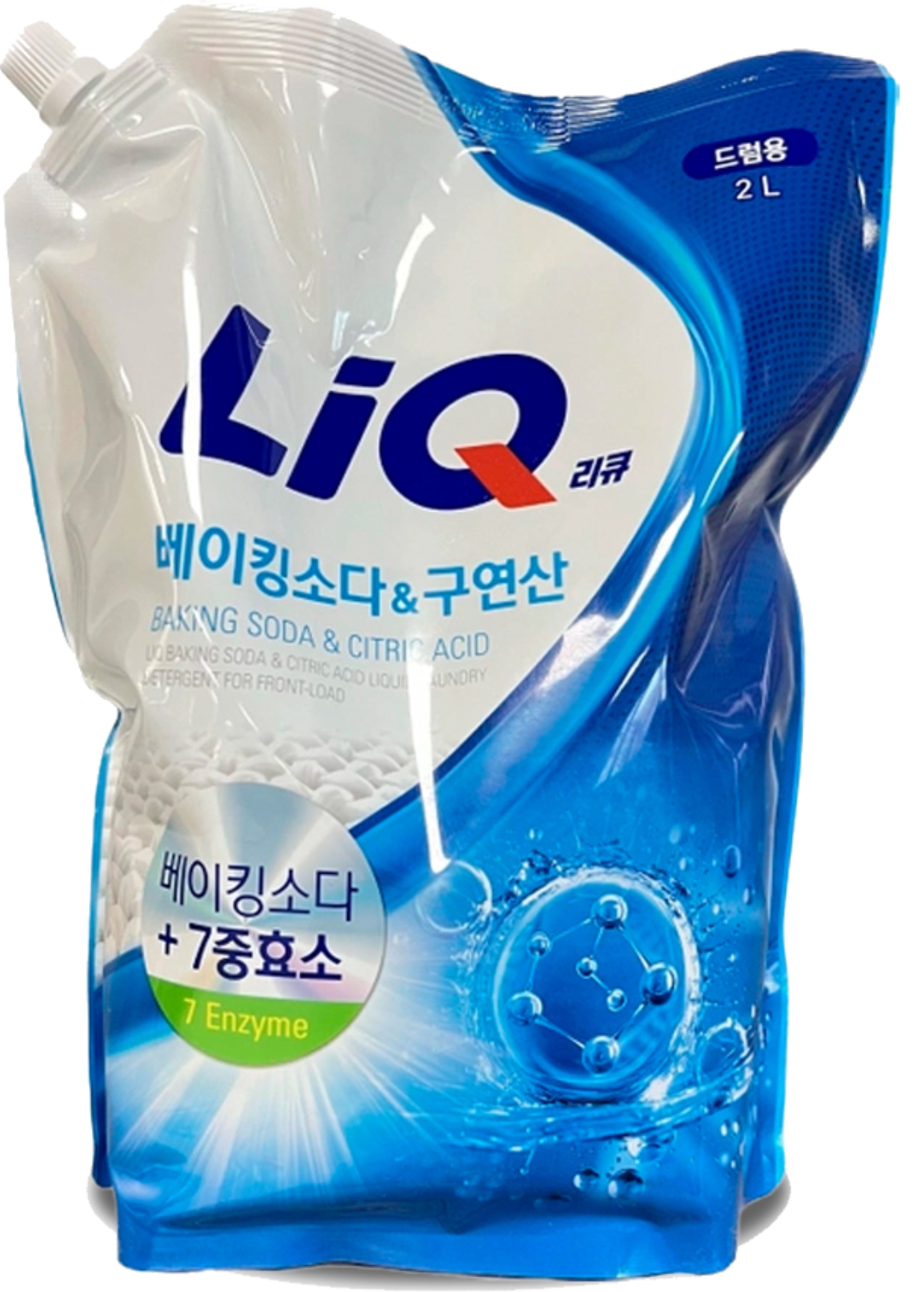 Гель для стирки Aekyung LiQ Thick Gel Baking Soda/Citric 2 л (8801046405642) - Фото 1