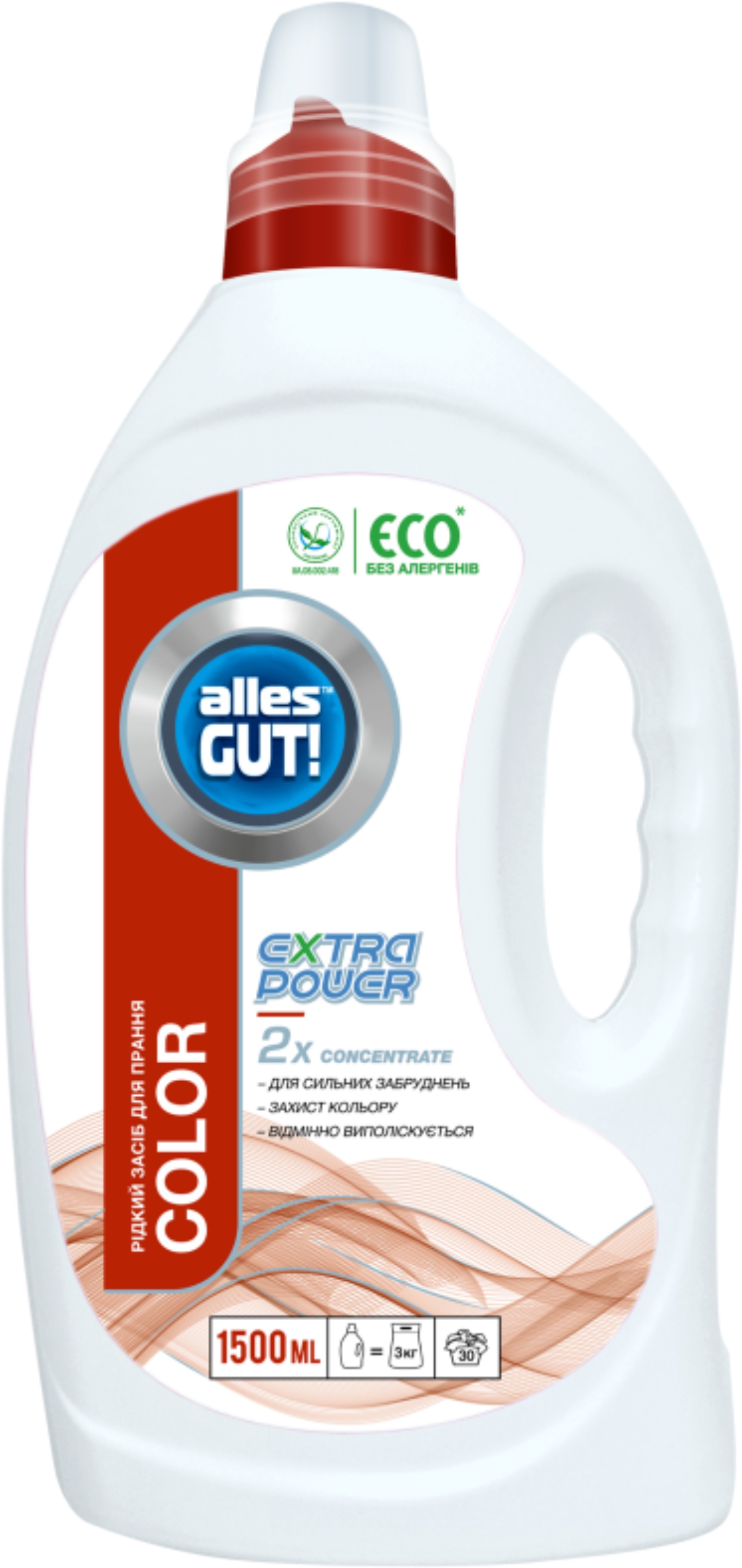Гель для стирки Alles GUT! ECO Color 1,5л - Фото 1