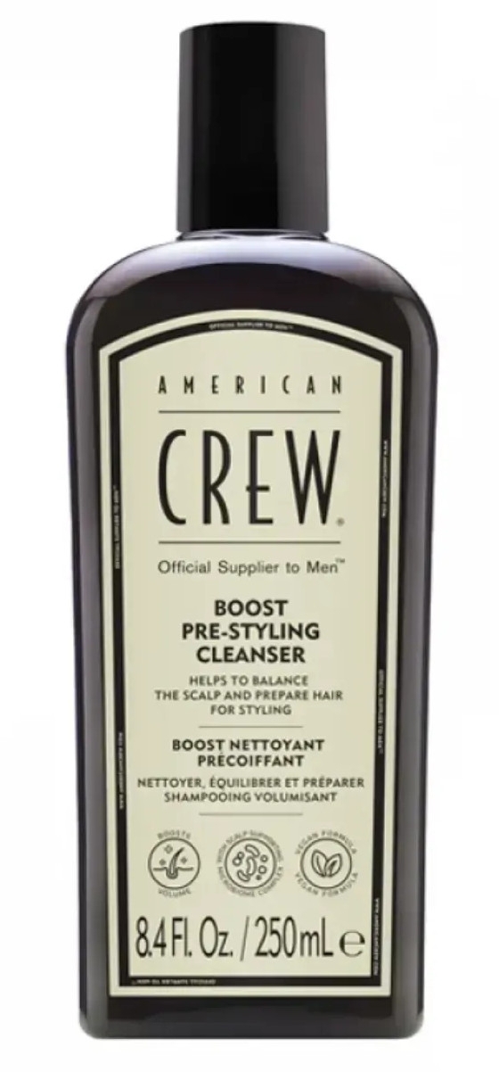 Шампунь мужской American Crew Boost Pre-Styler Cleanser Shampoo 250 мл (738678004210) - Фото 1