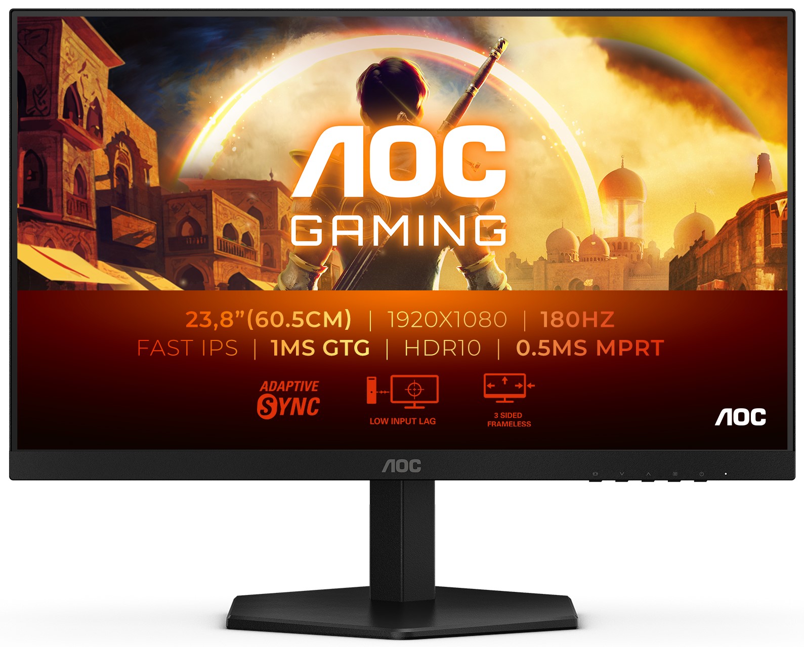 Монитор игровой AOC 24G42E Black - Фото 1