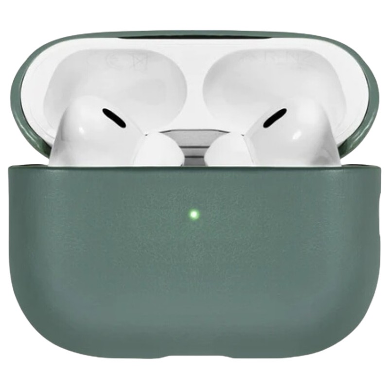 Чехол для наушников Native Union (RE) Classic Case Slate Green for Airpods Pro 2nd Gen (APPRO2-LTHR-GRN) - Фото 1