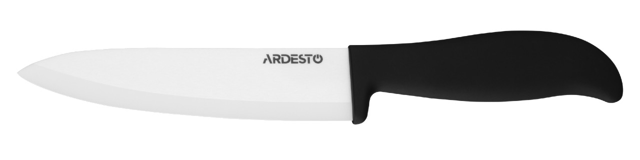 Нож кухонный Ardesto Fresh 27.5 см Black (AR2127CB) - Фото 1