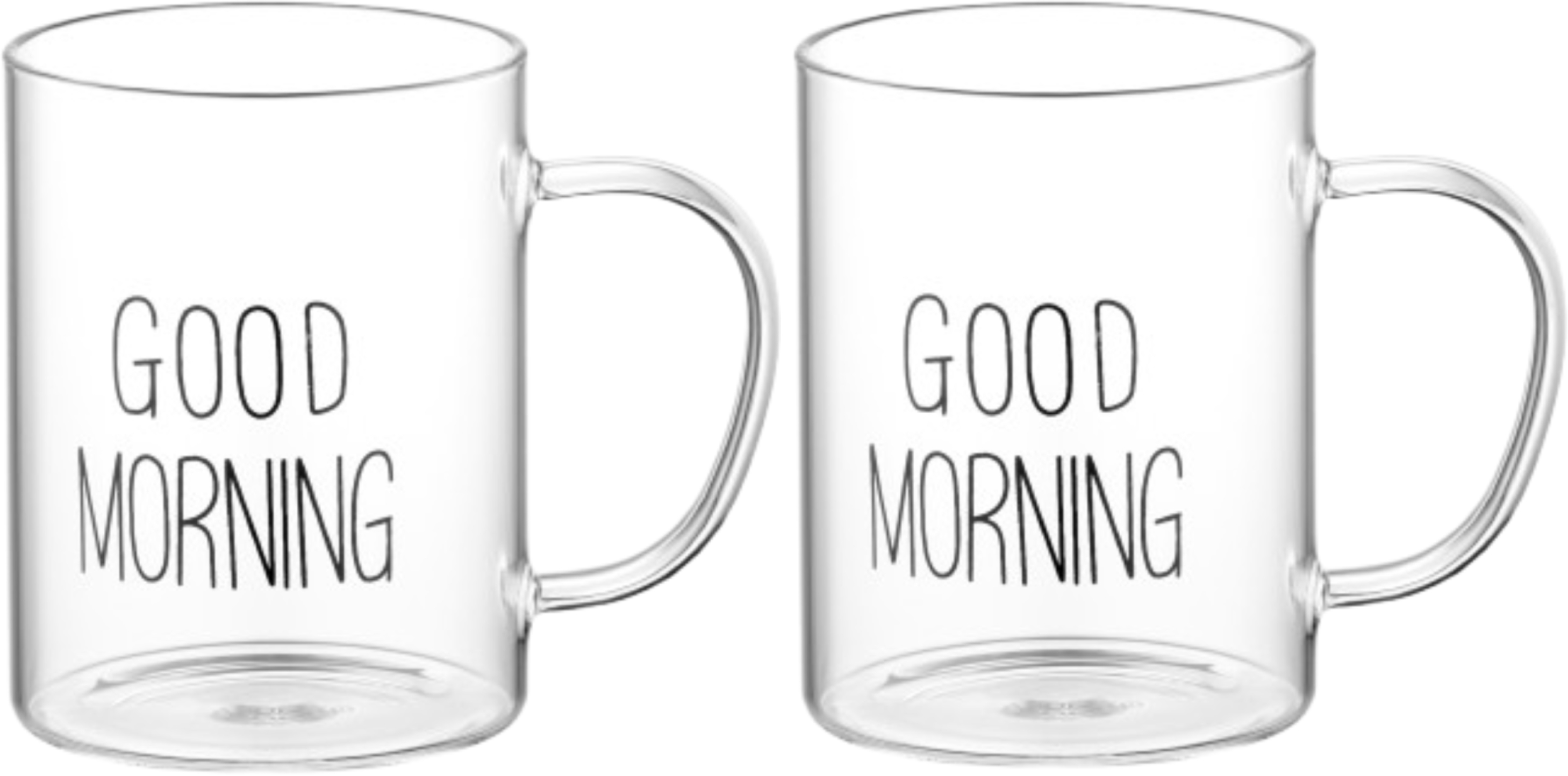 Набір чашок Ardesto Good Morning 420 мл 2 шт. (AR2642BMR) - Фото 1