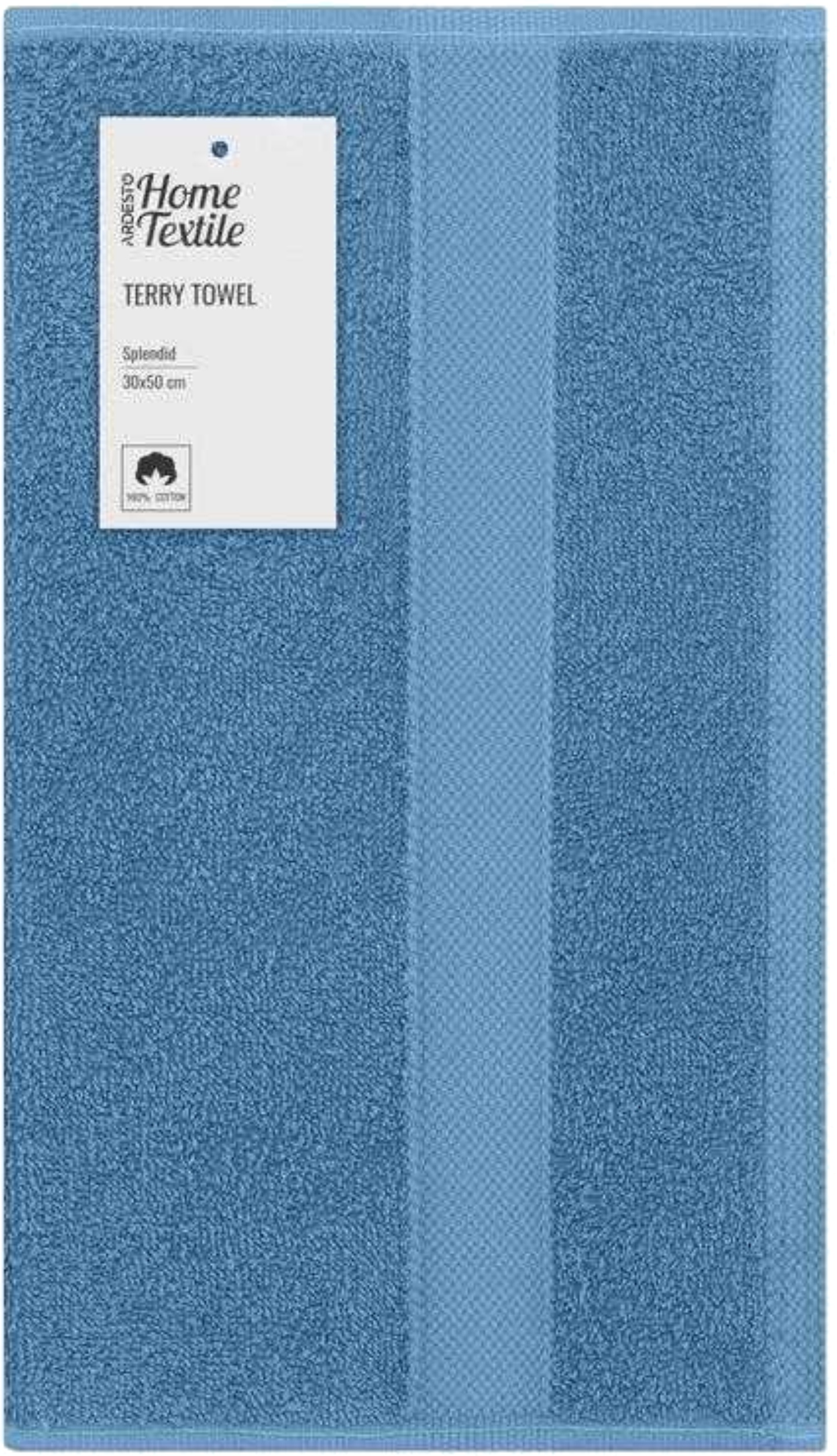 Полотенце для рук Ardesto махровое Splendid голубой 30х50 см (ART2330BL) - Фото 1