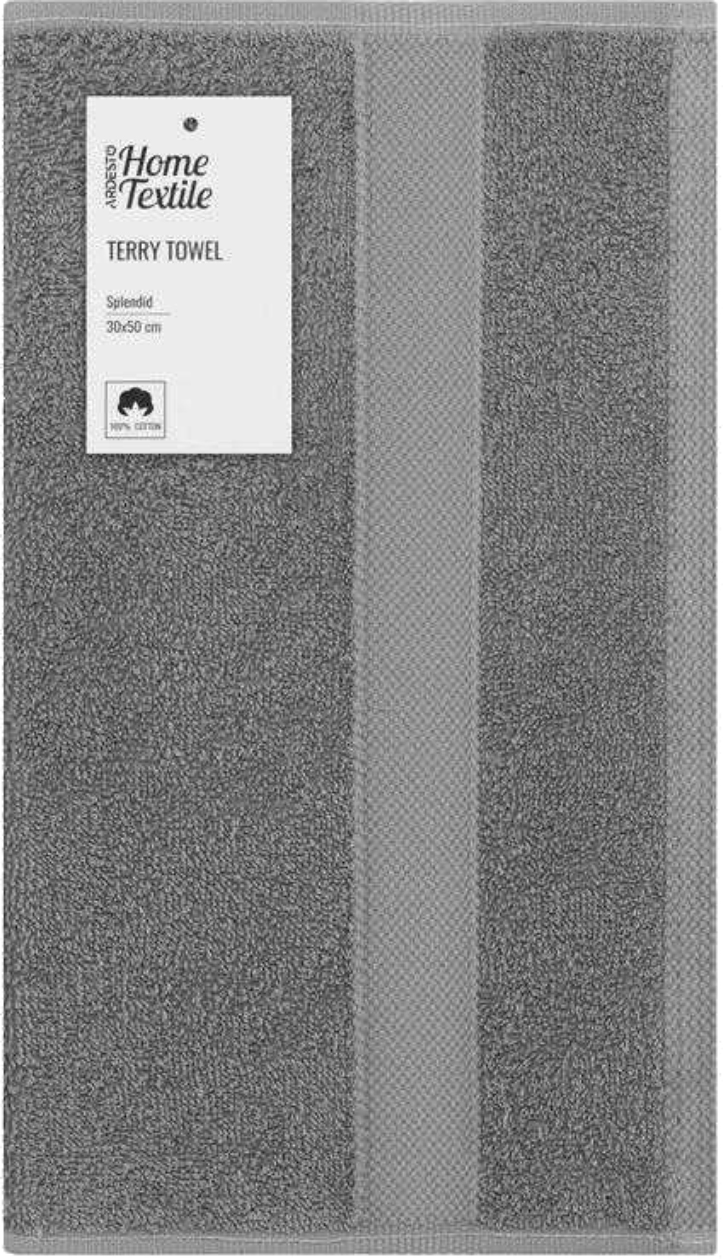 Полотенце для рук Ardesto махровое Splendid серый 30х50 см (ART2330GR) - Фото 1
