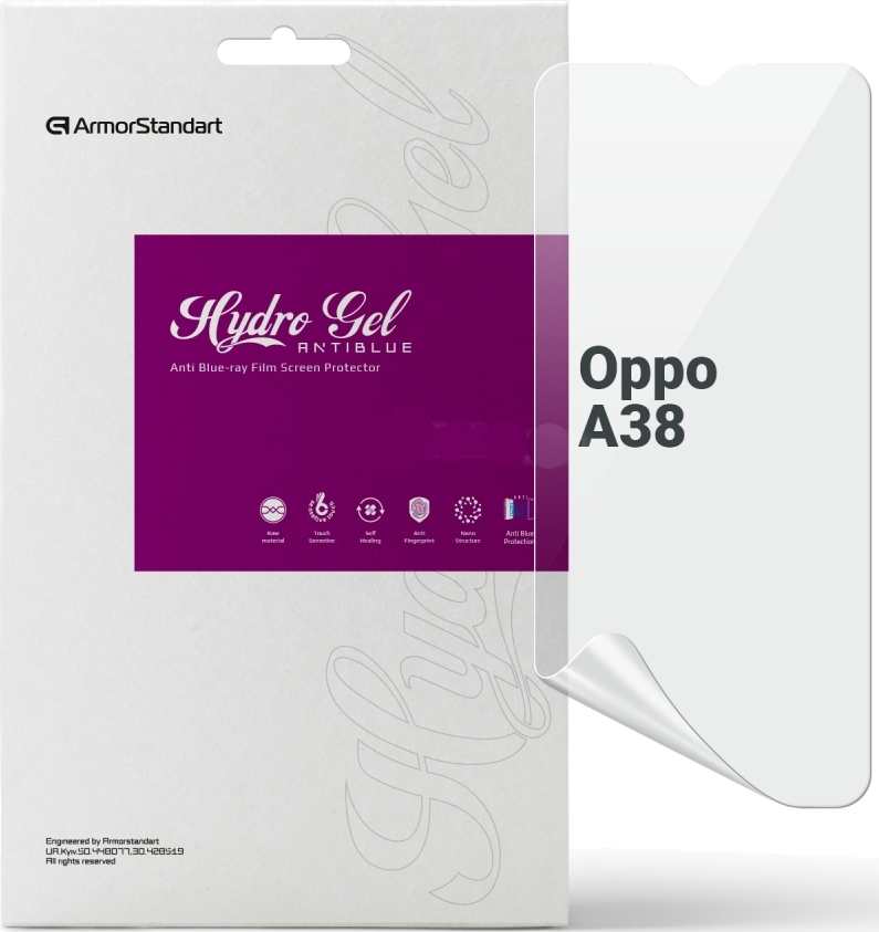 Защитная пленка для смартфона Armorstandart Anti-Blue for Oppo A18 4G / A38 4G (ARM71045) - Фото 1