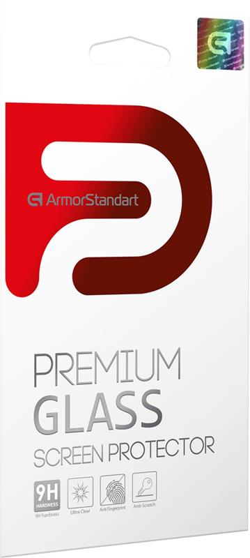 Защитное стекло для смартфона Armorstandart Huawei Y6p 2020 Black Full Glue (ARM56724) - Фото 1