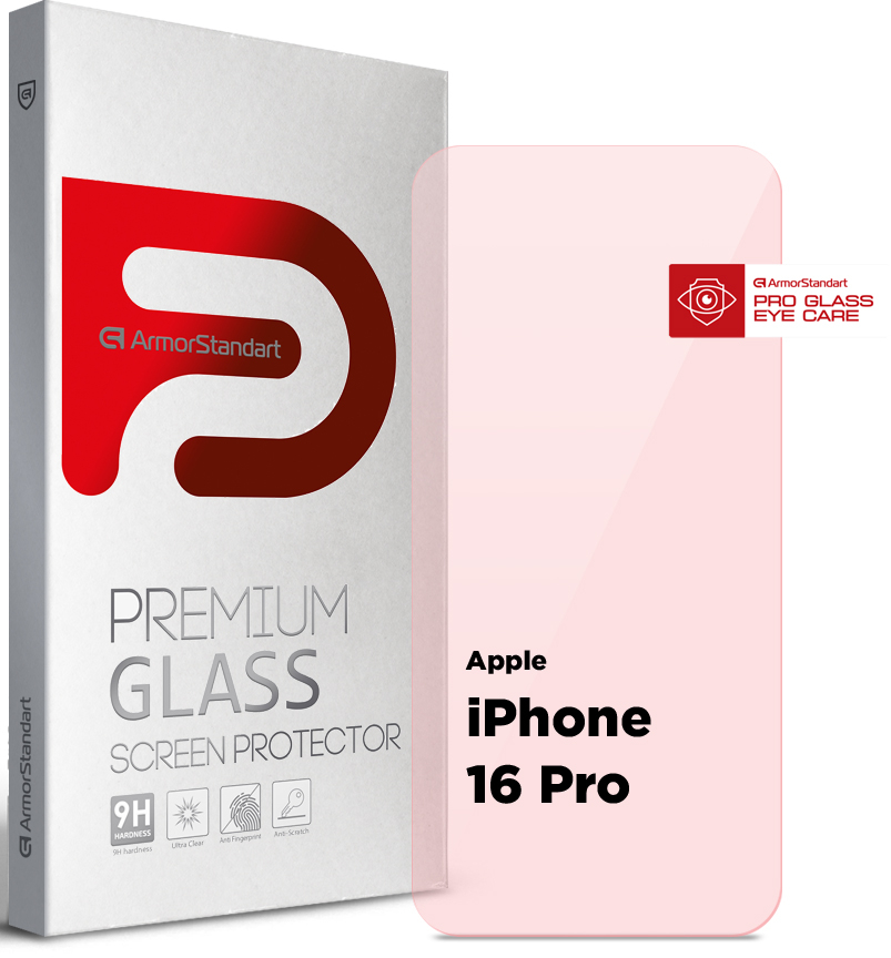 Защитное стекло для смартфона Armorstandart Pro Eye Care for Apple iPhone 16 Pro (ARM80305) - Фото 1