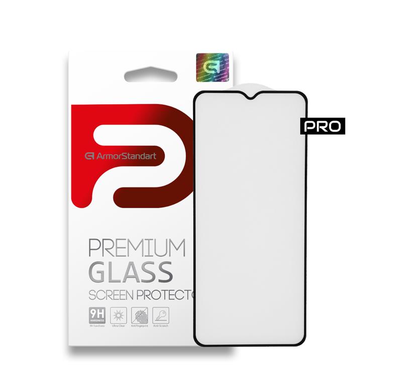 Защитное стекло для смартфона Armorstandart Pro for Oppo A91 Black 0.33mm (ARM56648-GPR-BK) - Фото 1