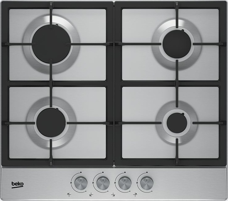 Варочная панель газовая Beko HIAG64225SX - Фото 1