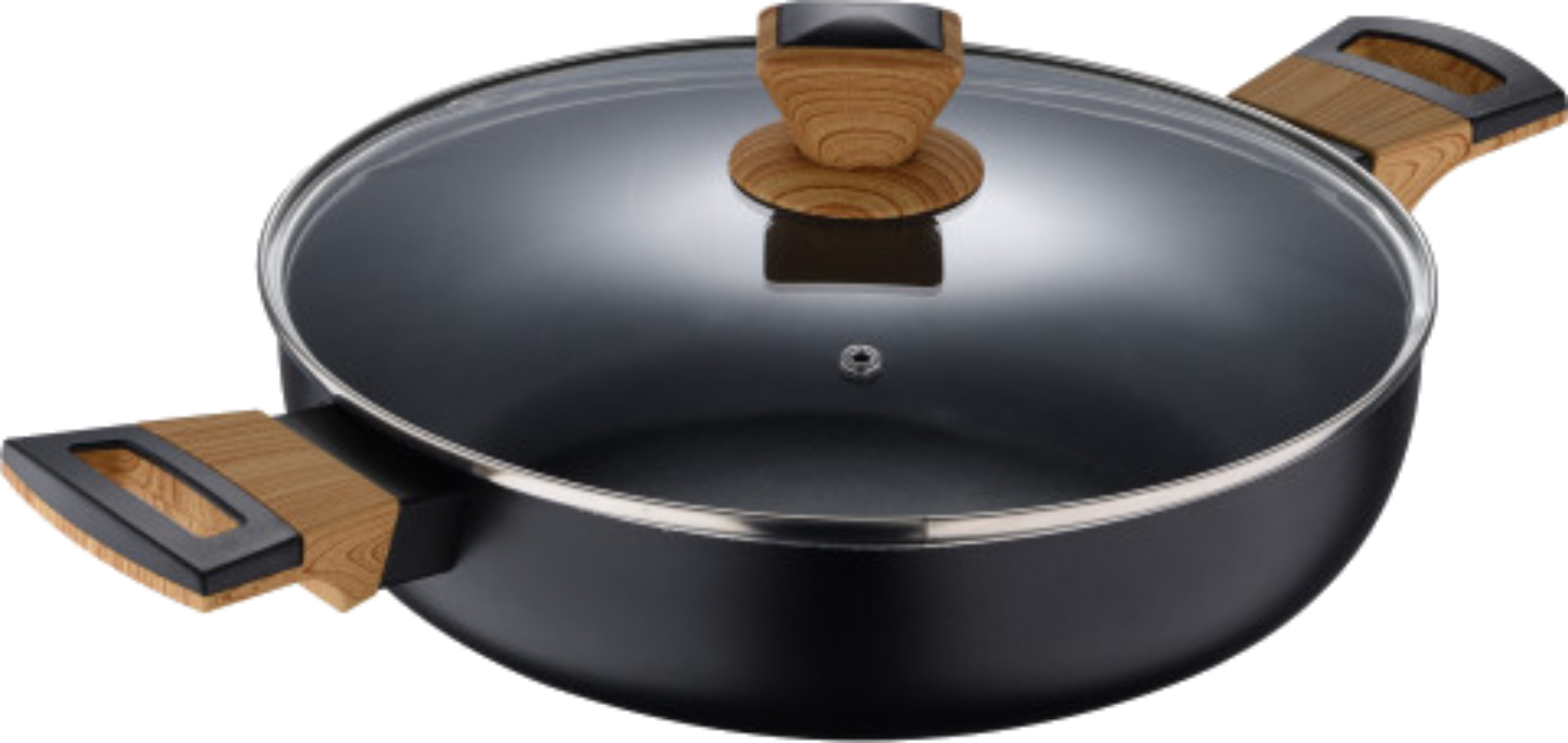 Сотейник Bergner Earth black 28 см (BG-32038-BK) - Фото 1