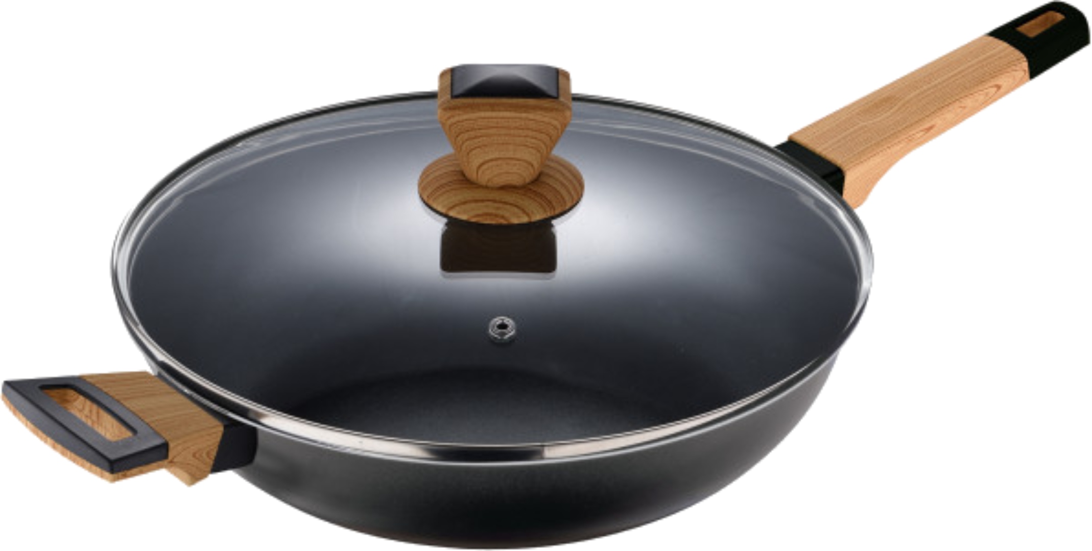 Сотейник Bergner Earth black 28 см (BG-34628-BK) - Фото 1