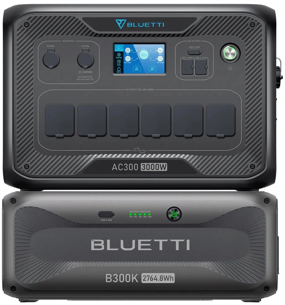 Зарядная станция универсальная Bluetti 3000W AC300+B300K - Фото 1