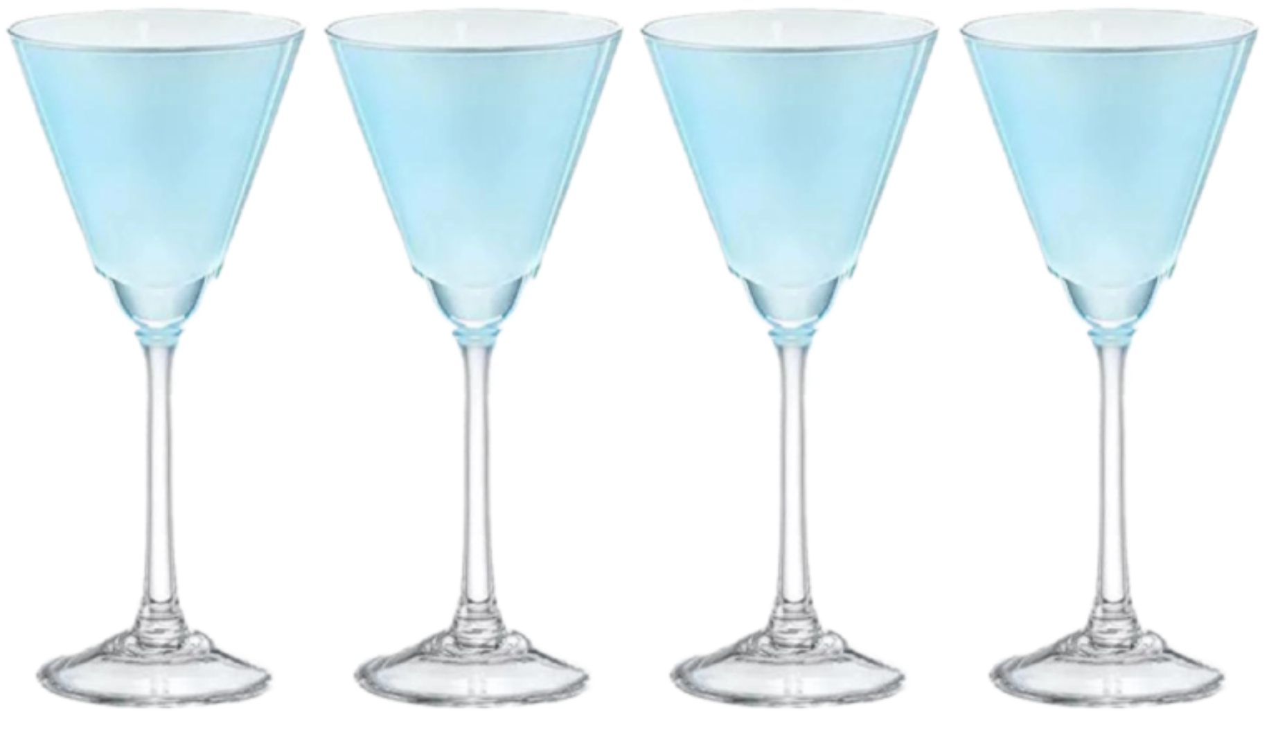 Набор бокалов Bohemia Pralines Blue 90 мл (D5249) 4 шт. (b40916-D5249) - Фото 1