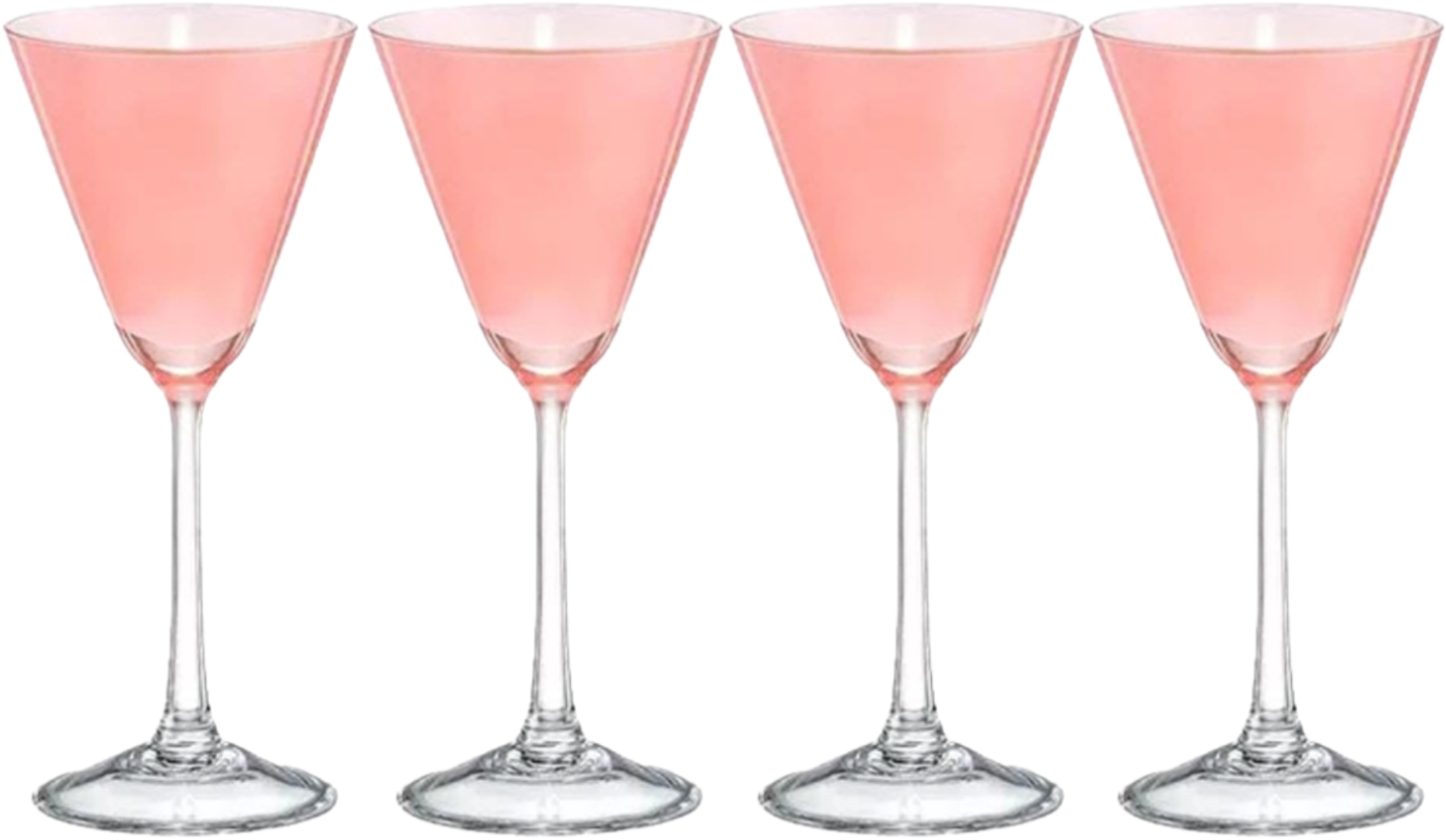 Набор бокалов Bohemia Pralines Pink 90 мл (D5250) 4 шт. (b40916-D5250) - Фото 1