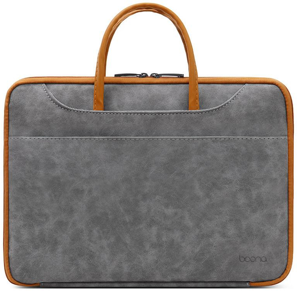 Сумка для ноутбука BOONA 15/15.6/16" Gray+Brown - Фото 1