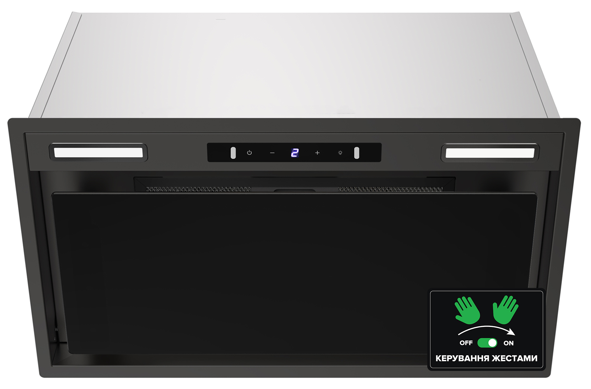 Витяжка вбудована Interline BOXGLASS BL A/60 PB/2/T/2